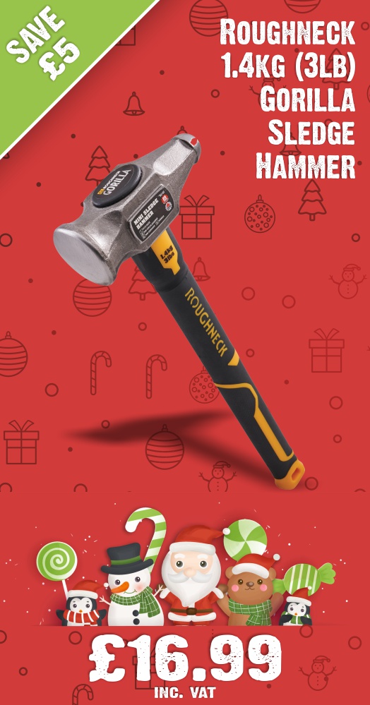 Roughneck 1.4kg (3lb) Gorilla Sledge Hammer