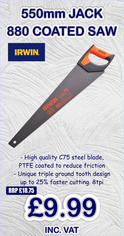 550mm Jack 880 Coated Saw 550mm Jack 880 Coated Saw